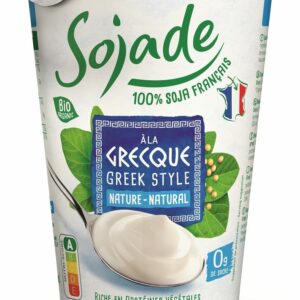 PRODUKT SOJOWY NATURALNY TYPU GRECKIEGO BEZ CUKRU BEZGLUTENOWY BIO 400 g - SOJADE