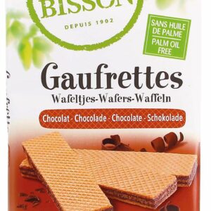WAFELKI Z KREMEM CZEKOLADOWYM BIO 190 g - BISSON