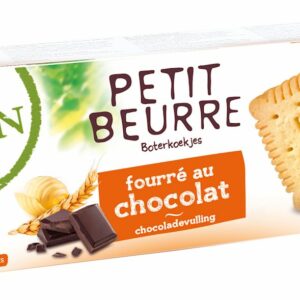 HERBATNIKI MAŚLANE PETIT BEURRE Z CZEKOLADĄ BIO 197 g - BISSON