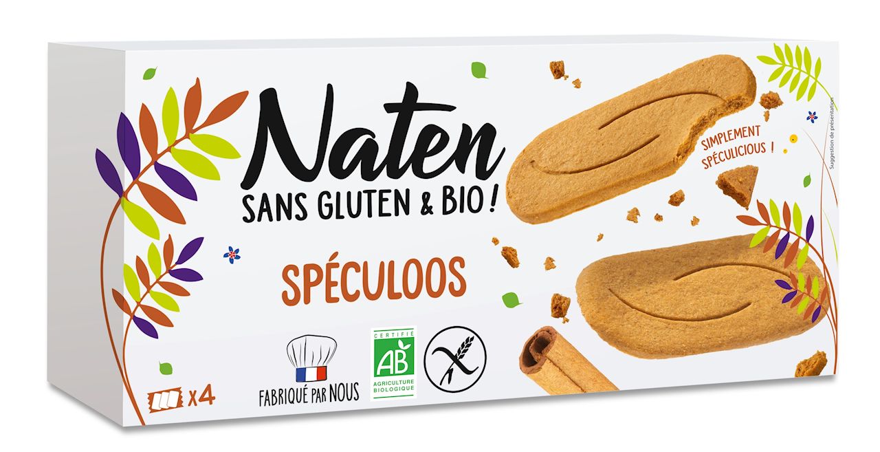 CIASTKA CYNAMONOWE BEZGLUTENOWE BIO 120 g - NATEN (PRODUKT SEZONOWY)