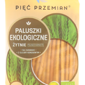 PALUSZKI ŻYTNIE PEŁNOZIARNISTE BIO 45 g - PIĘĆ PRZEMIAN