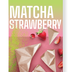 TABLICZKA KAKAOWA HERBATA MATCHA - TRUSKAWKA BEZGLUTENOWA BIO 60 g - BENJAMISSIMO