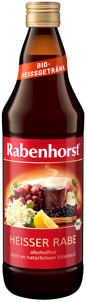 GRZANIEC BEZALKOHOLOWY CZARNY BEZ - MIÓD BIO 750 ml - RABENHORST (PRODUKT SEZONOWY)