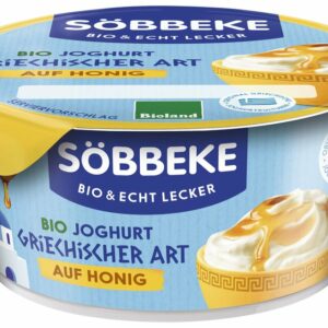 JOGURT TYPU GRECKIEGO Z MIODEM BIO 150 g - SOBBEKE