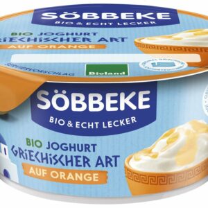 JOGURT TYPU GRECKIEGO Z POMARAŃCZĄ IO 150 g - SOBBEKE