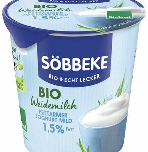 JOGURT NATURALNY 1,5 % BIO 150 g - SOBBEKE