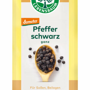 PIEPRZ CZARNY ZIARNISTY DEMETER BIO 50 g - LEBENSBAUM