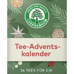 KALENDARZ ADWENTOWY (HERBATKI I HERBATY) BIO (24 szt.) 42,5 g - LEBENSBAUM (PRODUKT SEZONOWY)