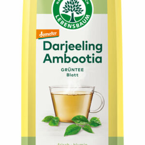 HERBATA ZIELONA LIŚCIASTA DARJEELING DEMETER BIO 50 g - LEBENSBAUM