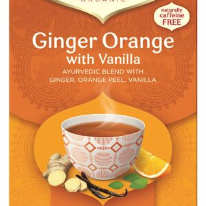 HERBATKA IMBIROWO - POMARAŃCZOWA Z WANILIĄ (GINGER ORANGE WITH VANILLA) BIO (17 x 1,8 g) 30,6 g - YOGI TEA