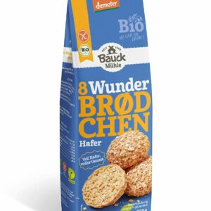 MIESZANKA DO WYPIEKU BUŁEK OWSIANYCH PEŁNOZIARNISTYCH BEZGLUTENOWA DEMETER BIO 350 g - BAUCK MUHLE