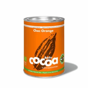 CZEKOLADA DO PICIA POMARAŃCZOWO - IMBIROWA BEZGLUTENOWA BIO 250 g - BECKS COCOA