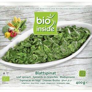 SZPINAK MROŻONY BEZGLUTENOWY BIO 400 g - BIO INSIDE