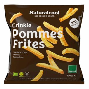 FRYTKI KARBOWANE MROŻONE BIO 600 g - NATURALCOOL