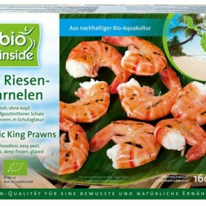 KREWETKI KRÓLEWSKIE MROŻONE BIO 160 g - BIO INSIDE