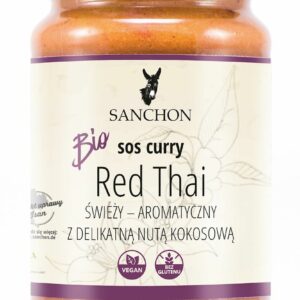 SOS CURRY RED THAI BEZGLUTENOWY BIO 320 ml - SANCHON
