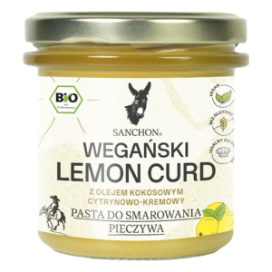 KREM CYTRYNOWY LEMON CURD BEZGLUTENOWY BIO 160 g - SANCHON