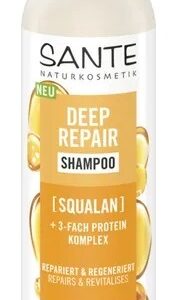 SZAMPON REGENERUJĄCY DO WŁOSÓW SUCHYCH I ZNISZCZONYCH SKWALAN I POTRÓJNY KOMPLEKS PROTEINOWY ECO 250 ml - SANTE