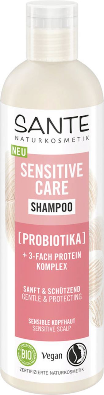 SZAMPON DELIKATNY DO WRAŻLIWEJ SKÓRY GŁOWY PROBIOTYK I POTRÓJNY KOMPLEKS PROTEINOWY ECO 250 ml - SANTE