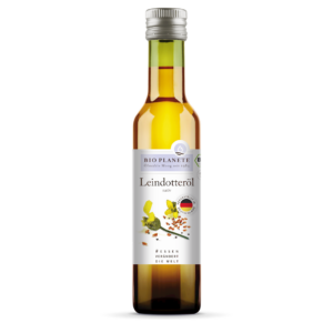 OLEJ Z LNIANKI (RYDZOWY) TŁOCZONY NA ZIMNO BIO 250 ml - BIO PLANETE