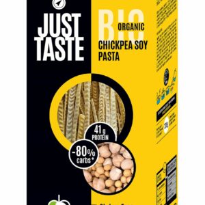MAKARON PROTEINOWY (Z SOI I CIECIERZYCY) FETTUCCINE BEZGLUTENOWY BIO 250 g - JUST TASTE