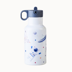 BUTELKA TERMICZNA Z DWOMA NAKRĘTKAMI DLA DZIECI ASTRONAUTA 350 ml - CHIC-MIC