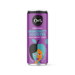 NAPÓJ MUSUJĄCY NA ODPORNOŚĆ CZARNA PORZECZKA - JAŁOWIEC BEZ DODATKU CUKRÓW BIO 250 ml - OUN