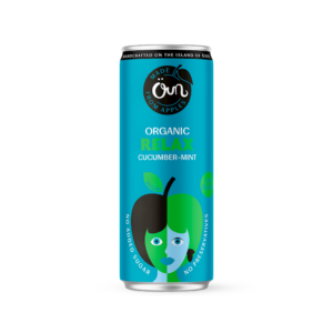 NAPÓJ MUSUJĄCY NA RELAKS OGÓREK - MIĘTA BEZ DODATKU CUKRÓW BIO 250 ml - OUN