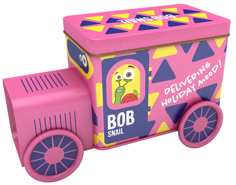 LOKOMOTYWA: PRZEKĄSKI I GALARETKI OWOCOWE Z ZABAWKĄ I NAKLEJKĄ BEZGLUTENOWE 108 g - BOB SNAIL (PRODUKT SEZONOWY) - obrazek 2