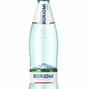 NATURALNA WODA MINERALNA GAZOWANA 330 ml (SZKŁO) - BORJOMI