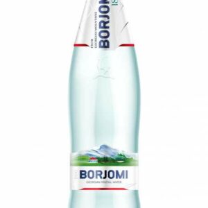 NATURALNA WODA MINERALNA GAZOWANA 500 ml (SZKŁO) - BORJOMI