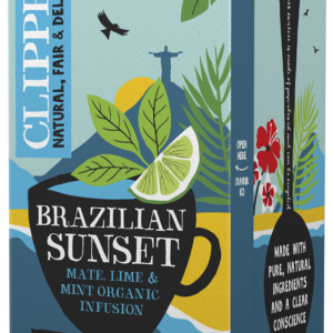 YERBA MATE Z MIĘTĄ I LIMONKĄ (BRAZILIAN SUNSET) BIO (20 x 2 g) 40 g - CLIPPER