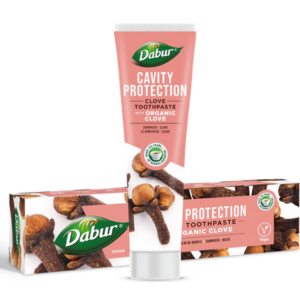 PASTA DO ZĘBÓW PRZECIWPRÓCHNICZA Z GOŹDZIKIEM BEZ FLUORU 100 ml - DABUR