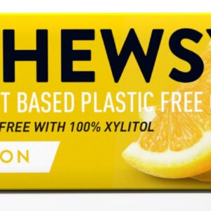 GUMA DO ŻUCIA Z KSYLITOLEM O SMAKU CYTRYNOWYM (10 szt.) 15 g - CHEWSY