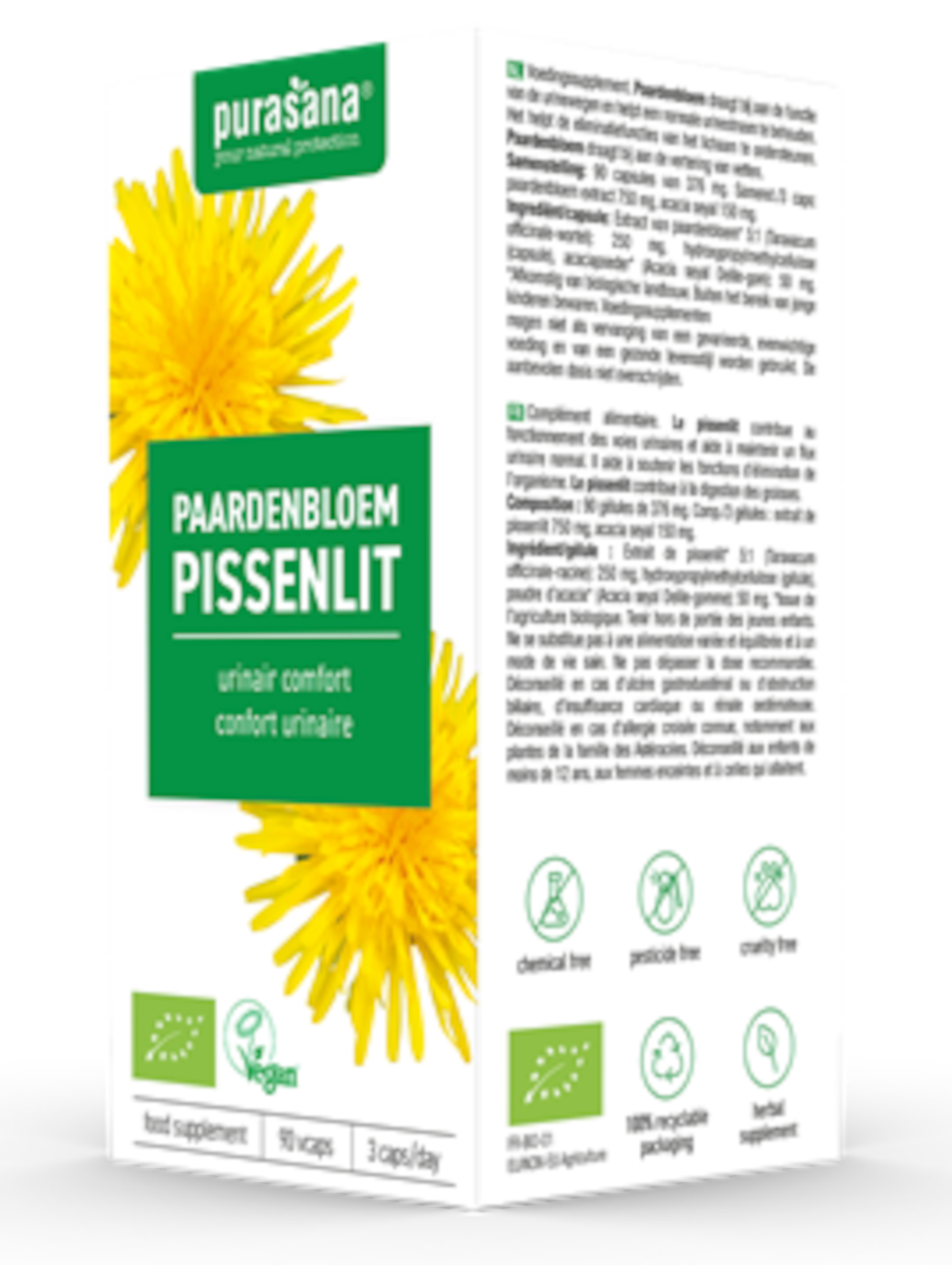 MNISZEK LEKARSKI EKSTRAKT BIO (250 mg) 90 KAPSUŁEK - PURASANA - obrazek 2