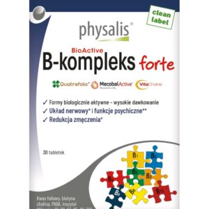 WITAMINA B COMPLEX FORTE 30 TABLETEK - PHYSALIS