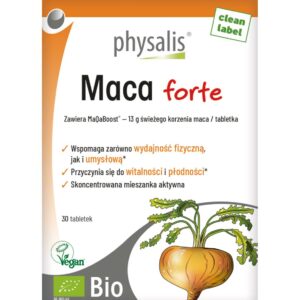 MACA FORTE EKSTRAKT BIO (650 mg) 30 TABLETEK - PHYSALIS