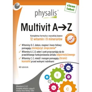MULTIWITAMINA (MULTIVIT A - Z) 45 TABLETEK - PHYSALIS