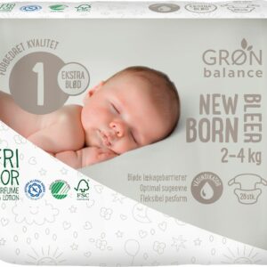 PIELUCHY NOWORODEK ECO 2 - 4 kg (28 szt.) - GRON BALANCE