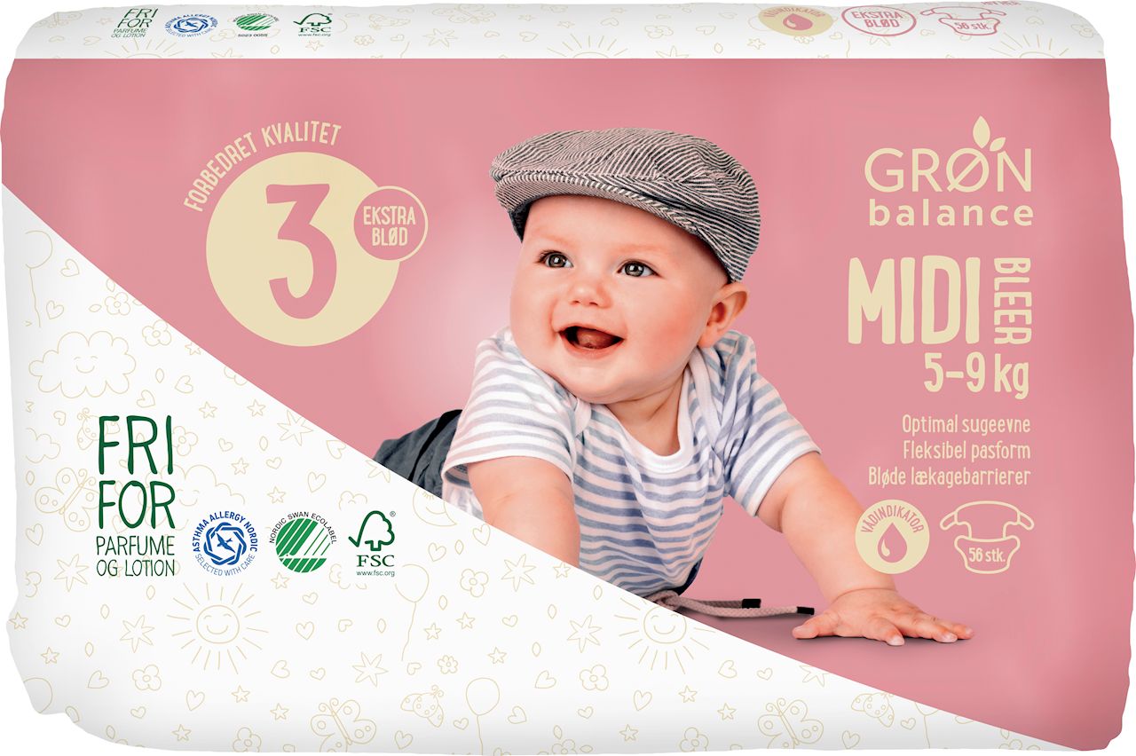 PIELUCHY MIDI ECO 5 - 9 kg (56 szt.) - GRON BALANCE