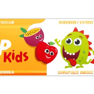BATON DLA DZIECI LIOFILIZOWANY JABŁKO - MARAKUJA BEZGLUTENOWY 9 g - CELIKO (FRUPP KIDS)