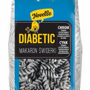 MAKARON (Z SOCZEWICĄ CZARNĄ) DLA DIABETYKÓW ŚWIDERKI 250 g - NOVELLE