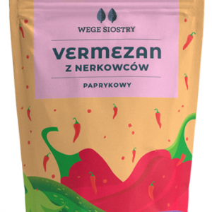 WEGAŃSKA ALTERNATYWA SERA TWARDEGO TARTEGO Z ORZECHÓW NERKOWCA Z PAPRYKĄ WĘDZONĄ BEZGLUTENOWA 90 g - WEGE SIOSTRY