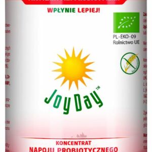 KONCENTRAT NAPOJU PROBIOTYCZNEGO GŁÓG BEZGLUTENOWY BIO 500 ml - JOY DAY