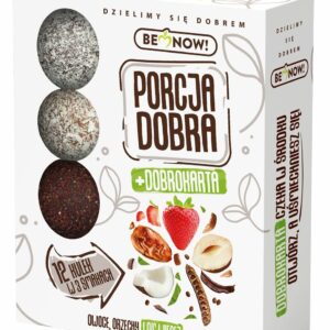 KULKI OWOCOWO - ORZECHOWE BEZ DODATKU CUKRÓW (12 x 12 g) 144 g - PORCJA DOBRA