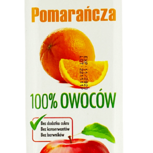 PRZEKĄSKA JABŁKOWO - POMARAŃCZOWA BEZ DODATKU CUKRÓW 16 g - PORCJA DOBRA