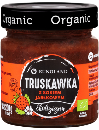 SŁODKA PRZEKĄSKA TRUSKAWKA BIO 200 g - RUNOLAND
