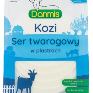 KOZI SER TWAROGOWY PLASTRY 100 g - DANMIS