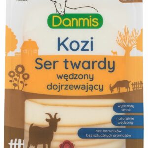 KOZI SER WĘDZONY PLASTRY 100 g - DANMIS