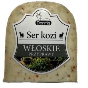 KOZI SER DOJRZEWAJĄCY Z WŁOSKIMI PRZYPRAWAMI 200 g - DANMIS